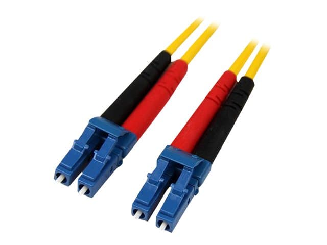 STARTECH.COM - Startech 10m Fiber Optic Cable - Single-Mode Duplex 9/125 - LSZH - LC/LC - OS1 - LC to LC Fiber Patch Cable (SMFIBLCLC10) - patch cable - 10 m - 10 m - yellow
