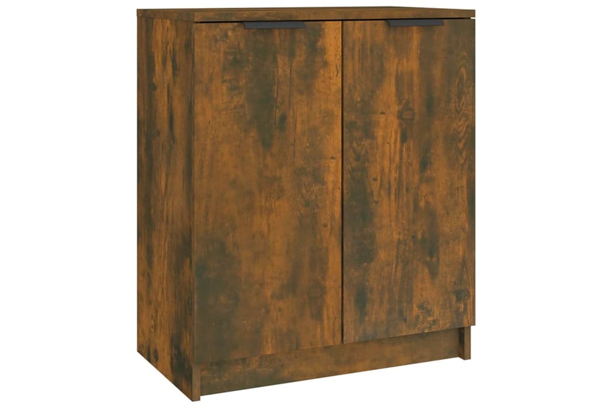 vidaXL 817102 Shoe Cabinet Smoked Oak 59x35x70cm Engineered Wood