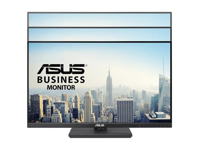 ASUSTEK - ASUS BE249QG - LED monitor - 24" (23.8" viewable) - 1920 x 1080 Full HD (1080p) @ 120 Hz - IPS - 350 cd/m² - 1500:1 - HDR10 - 5 ms - HDMI, VGA, DisplayPort - speakers - black