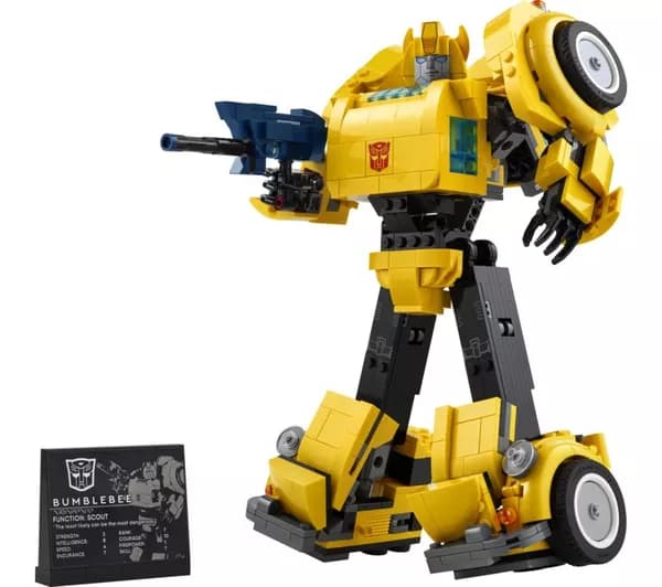 LEGO Icons 10338 Transformers Bumblebee Set for Adults