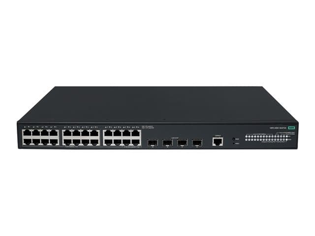 HPE - Networking Comware 2050 24p 10/100/1000BT PoE+ 4p SFP 1G/2.5G 420W - switch - 24 ports - Managed - rack-mountable