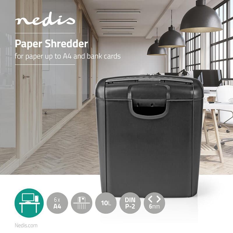 NEDIS 6 Sheet Paper Shredder...