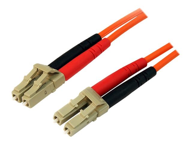 STARTECH.COM - Startech 1m Fiber Optic Cable - Multimode Duplex 50/125 - LSZH - LC/LC - OM2 - LC to LC Fiber Patch Cable (50FIBLCLC1) - network cable - 1 m - 1 m