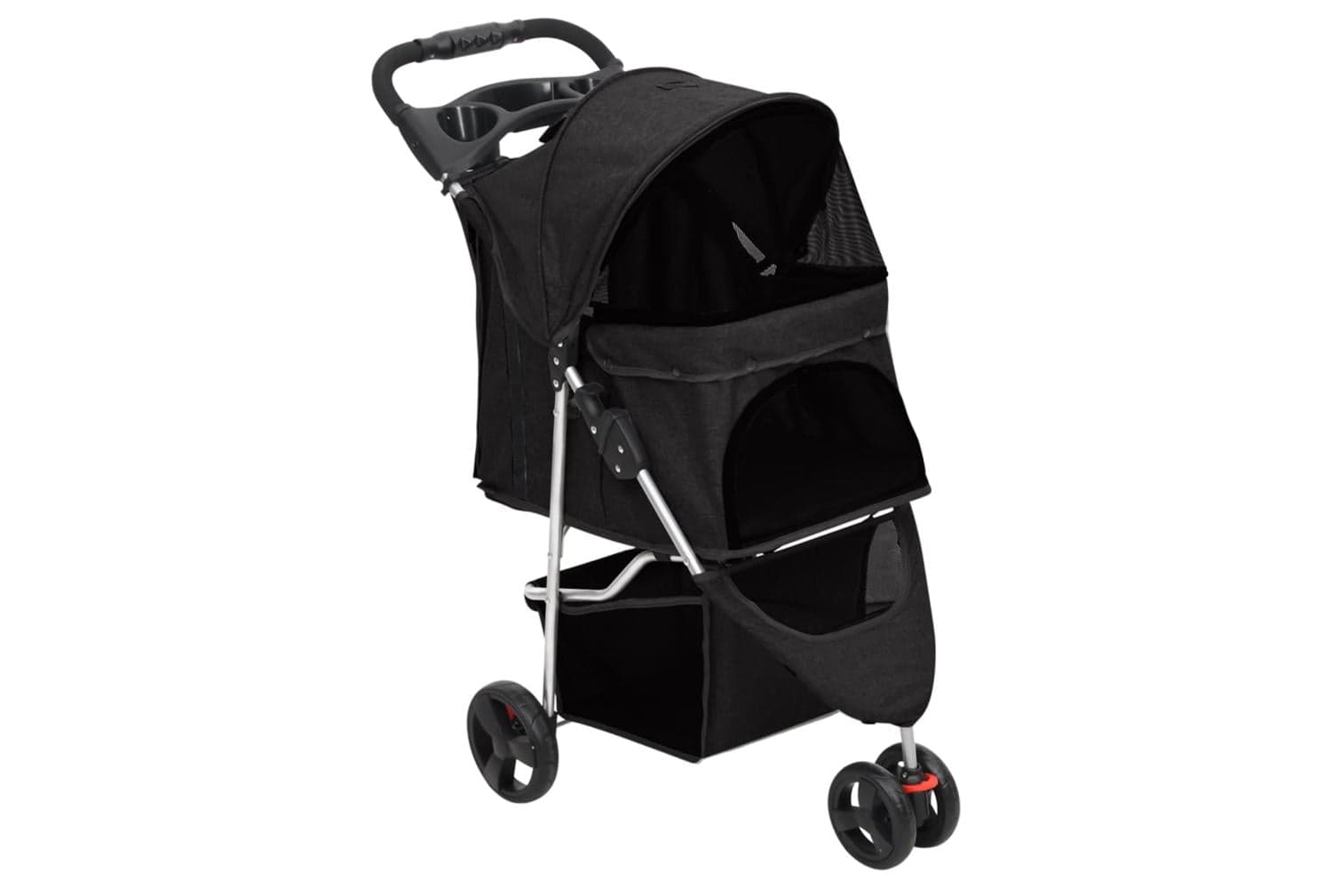 vidaXL Folding Dog Stroller Oxford
