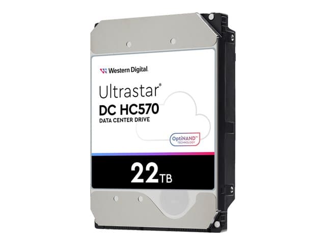 WESTERN DIGITAL - WD Ultrastar DC HC570 - Hard drive - 22 TB - internal - 3.5" - SATA 6Gb/s - 7200 rpm - buffer: 512 MB - for Intel Next Unit of Computing 13 Extreme Kit - NUC13RNGi7