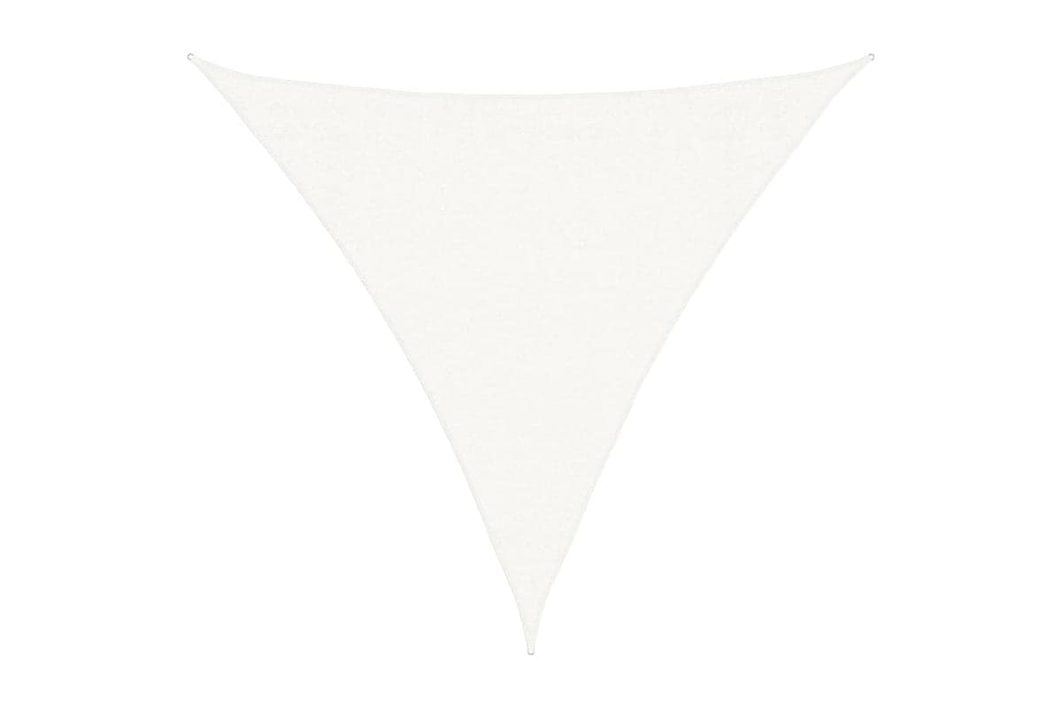 vidaXL 43018 Sunshade Sail Hdpe Triangular 3.6x3.6x3.6 M White