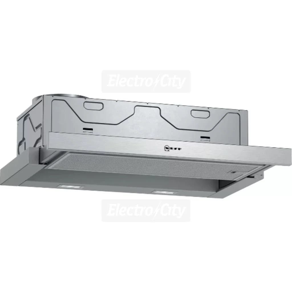 Neff N 50 60cm Semi Built-In Cooker Hood | Silver