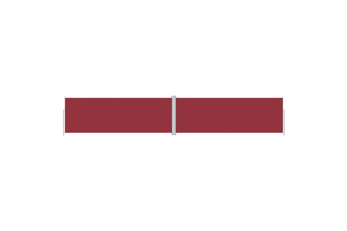 vidaXL 318041 Retractable Side Awning Red 180x1000cm