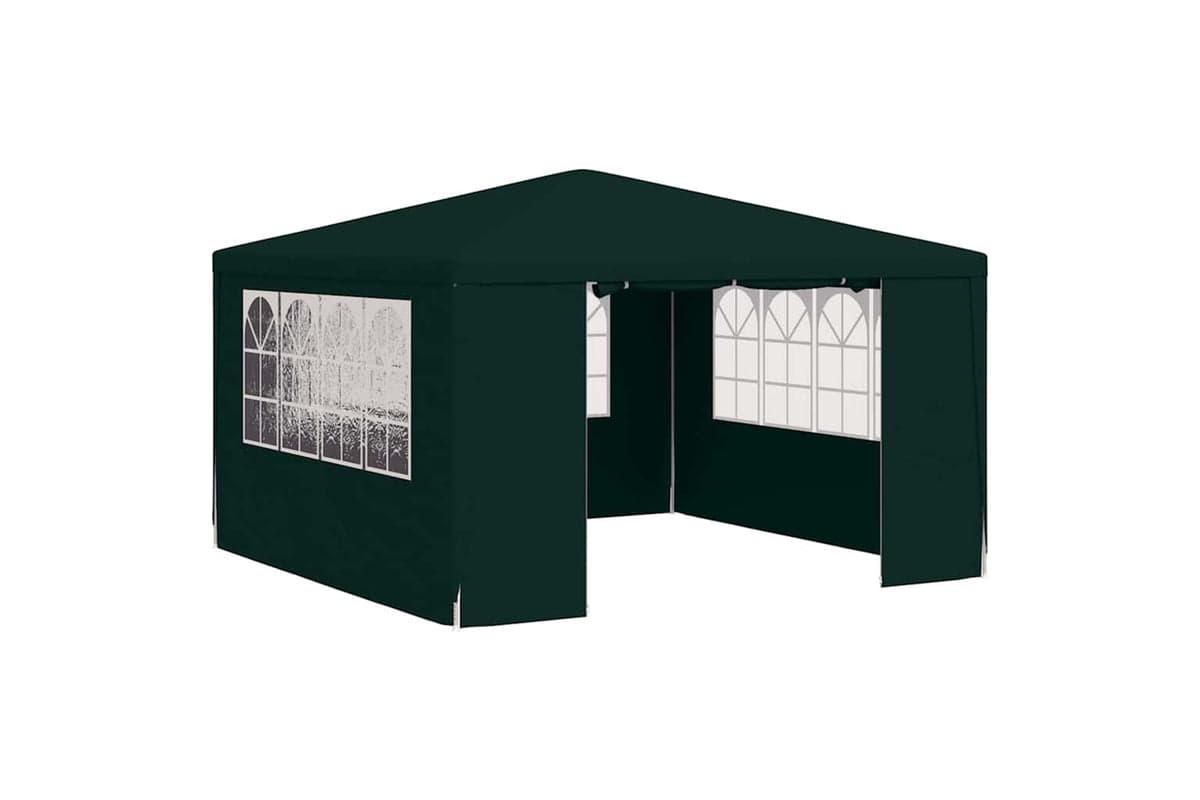 Vidaxl Professional Party Tent With Side Walls 4x4 M Green 90 G/m²