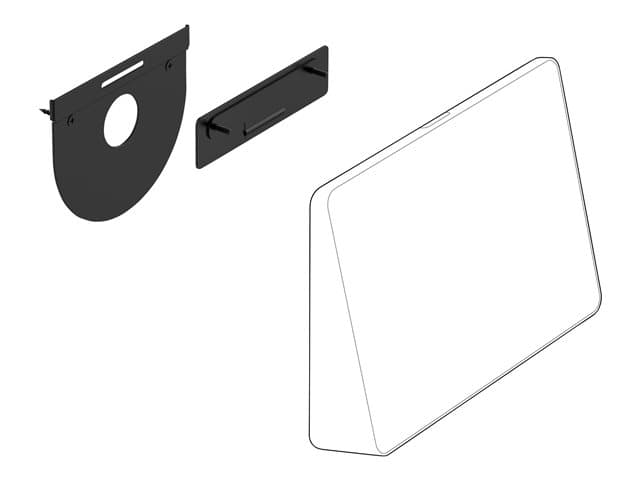 LOGITECH - Tap Wall Mount - Video conferencing controller mounting kit - for Room Solution Base Bundle, Huddle, Large, Tap