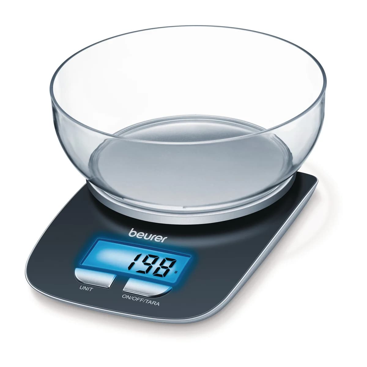 Beurer Kitchen Scale with 1.2 L Bowl 3 kg Black | KS 25