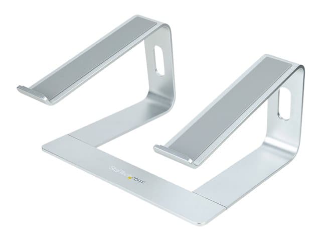 Startech Laptop Stand for Desk, 5kg/11lb, Aluminum, Silver, Ergonomic