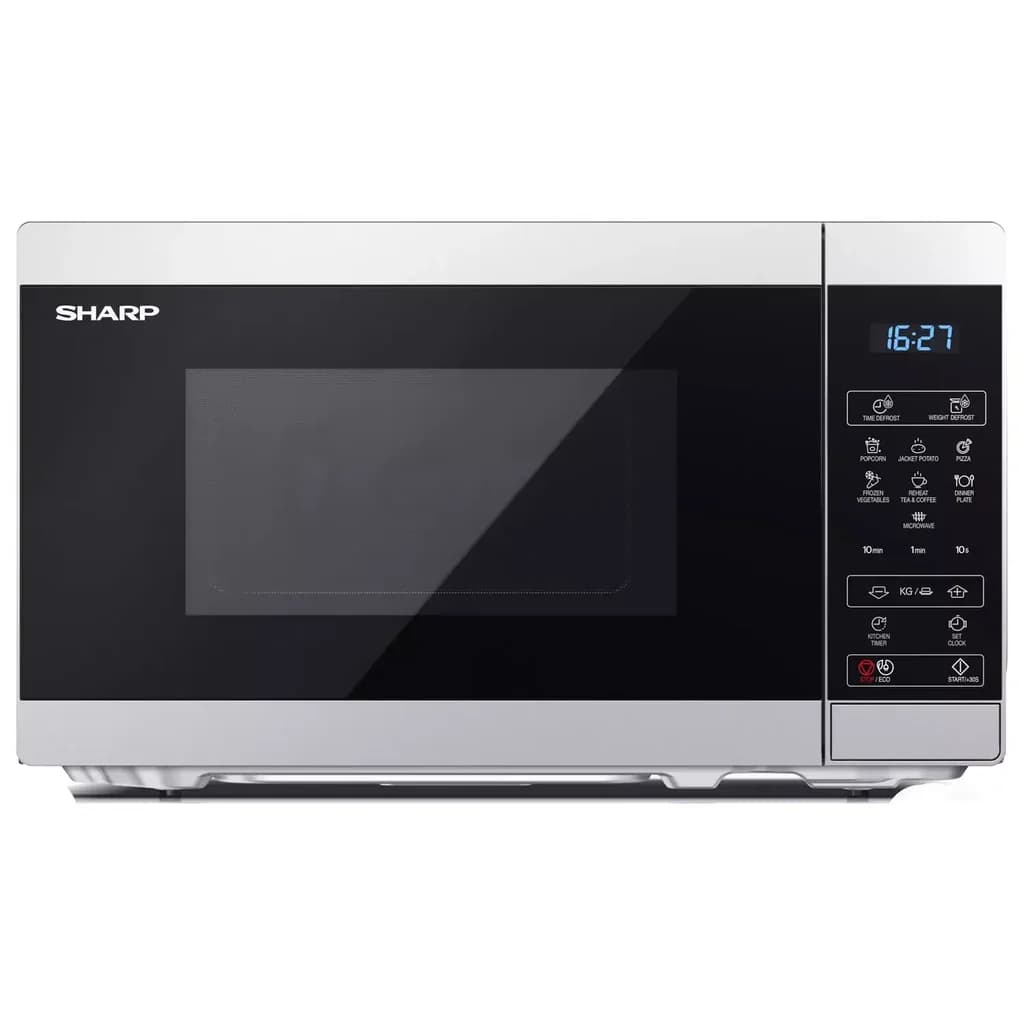 Sharp 20L Freestanding Microwave - Silver | YC-MS02U-S