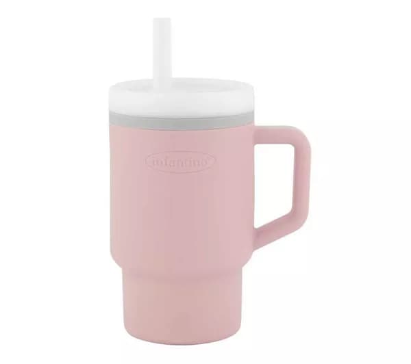 INFANTINO My First Tumbler - Pirouette Pink, 266 ml