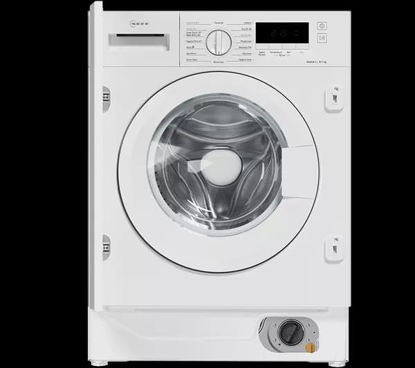 NEFF V8340X0GB Integrated 8/5 kg 1400 Spin Washer Dryer - White