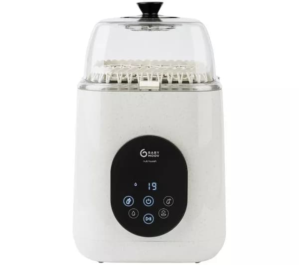 BABYMOOV NutriWash 4 in 1 Bottle Washer & Steriliser - White