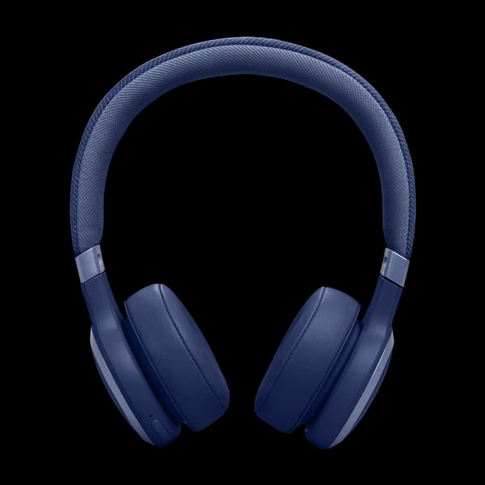 JBL JBLLIVE670NCBLU LIVE 670NC Blue On-Ear ANC Headphones – Blue