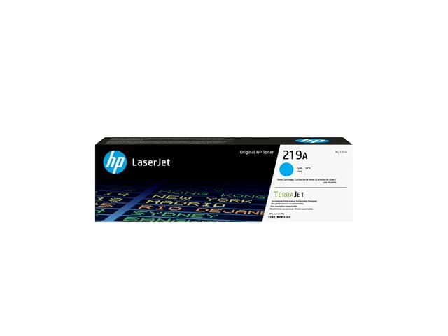 HP - 219A - cyan - original - LaserJet - toner cartridge (W2191A)