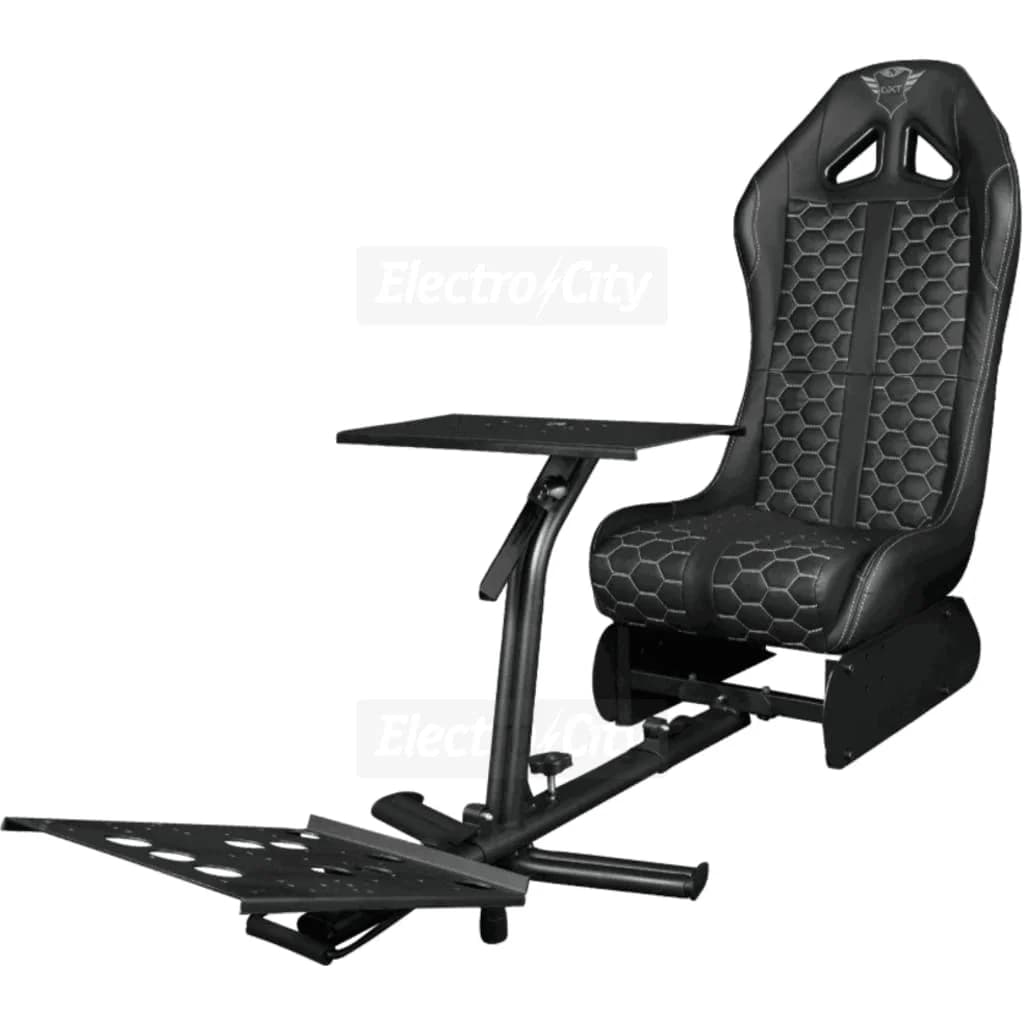 Trust GXT 1155 Rally Foldable Racing Simulator Seat with Universal Wheel Mount | Black