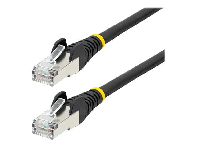 STARTECH.COM - Startech 5m CAT6a Ethernet Cable - Black - Low Smoke Zero Halogen (LSZH) - 10GbE 500MHz 100W PoE++ Snagless RJ-45 w/Strain Reliefs S/FTP Network Patch Cord - patch cable - 5 m - black