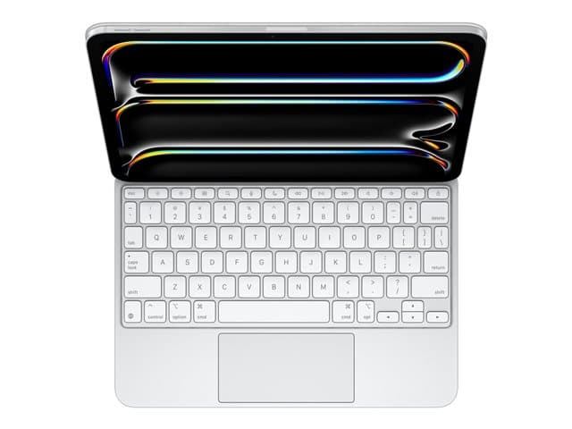 APPLE - Magic Keyboard - keyboard and folio case - with trackpad - QWERTY - US - white Input Device