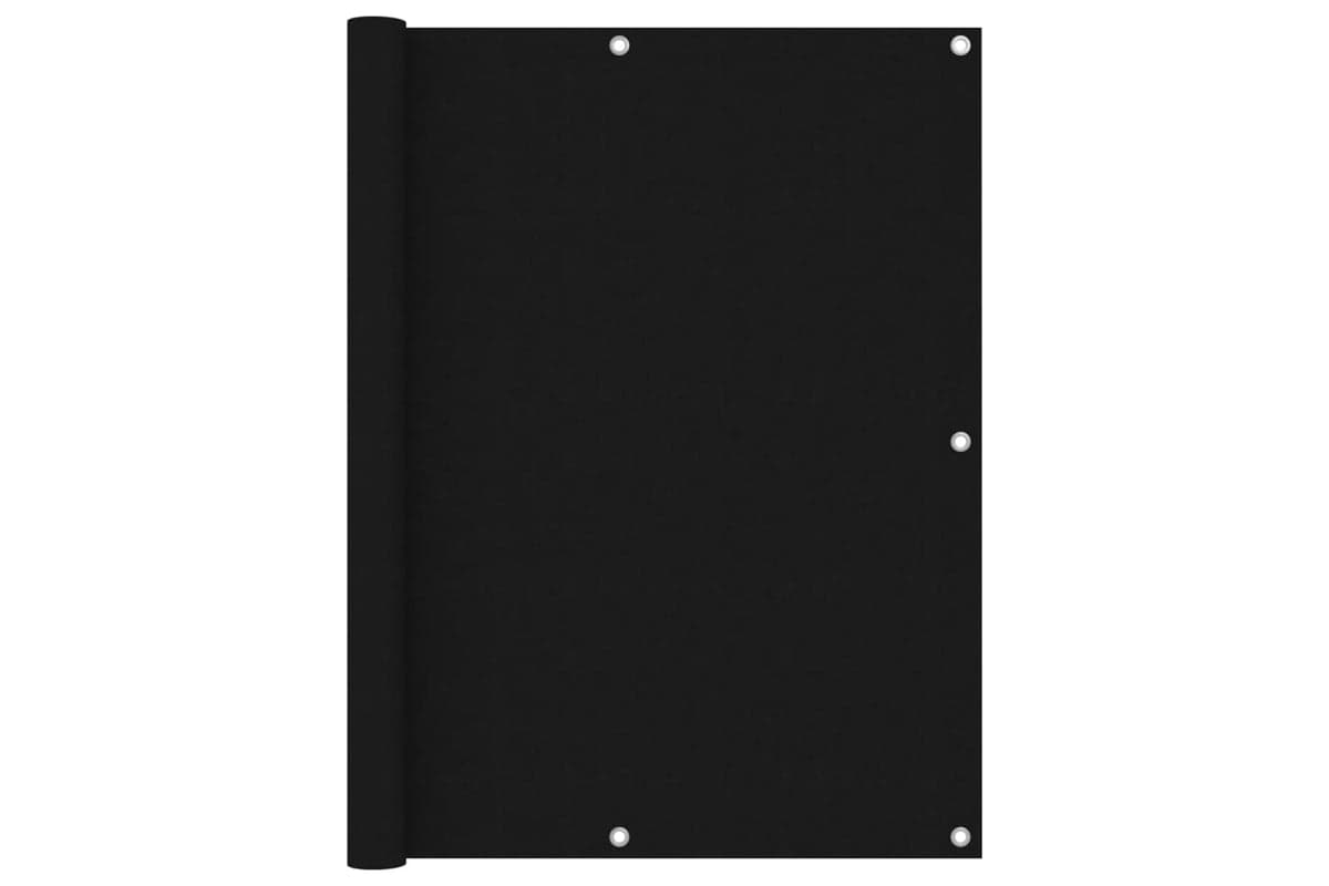 vidaXL 135067 Balcony Screen Black 120x600cm Oxford Fabric