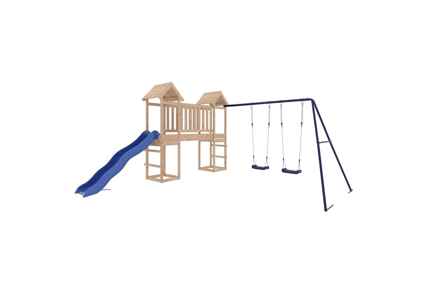 Vidaxl Outdoor Playset Solid Wood Pine