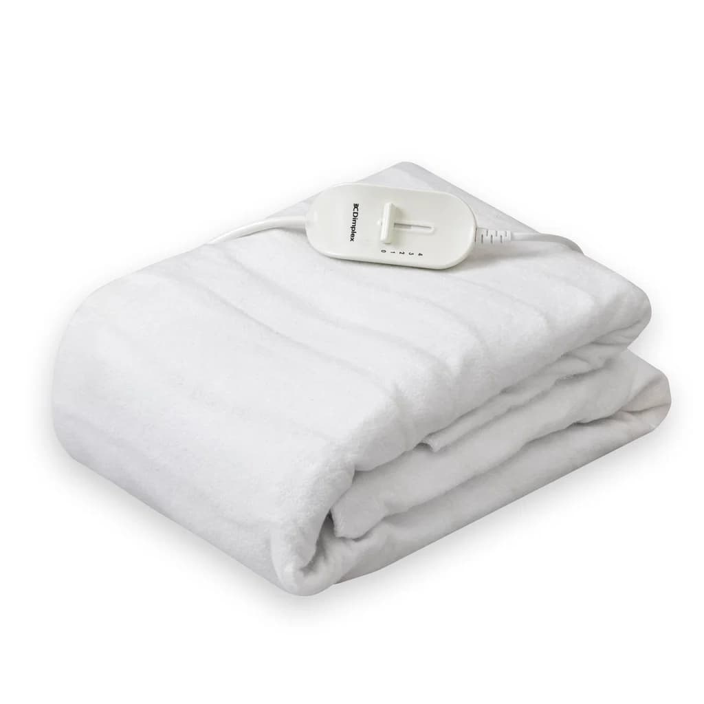 Dimplex Single Washable Electric Heated Underblanket - White | DUB1001