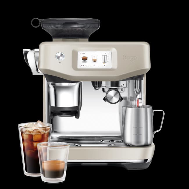 Sage the Barista Touch™ Impress – with Cold Extraction - Almond Nougat | SES882ALM4GUK1