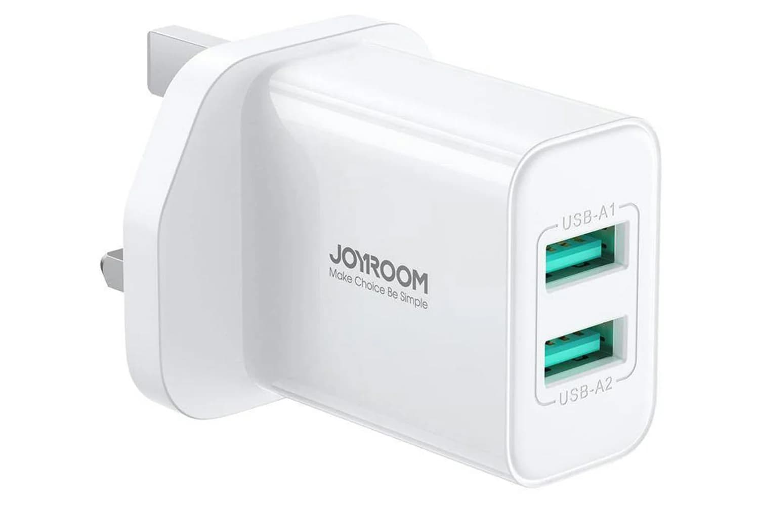 Joyroom 10.5W Dual USB-A Charger | White