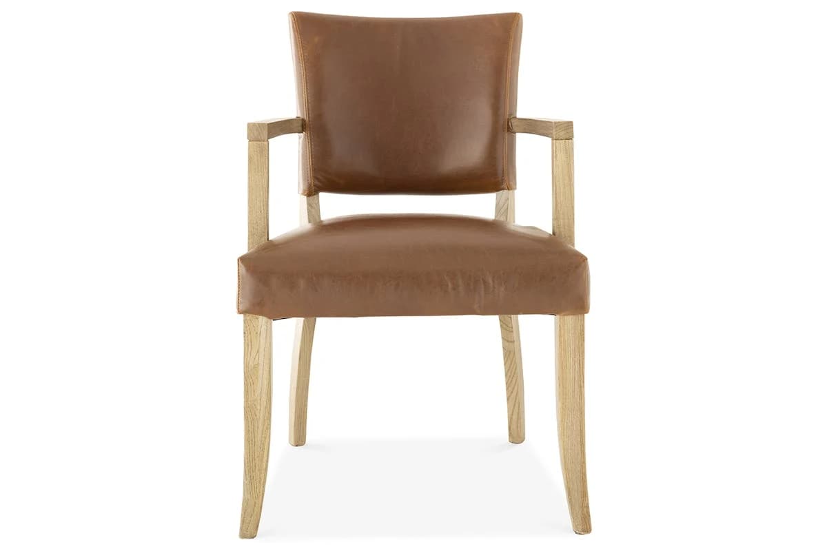 Pryce Carver Dining Chair | Tan