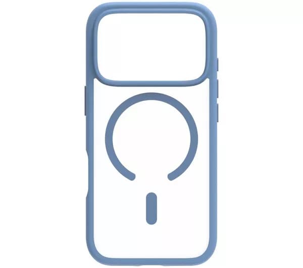 D BRAMANTE Grenen Ultra D3O MS iPhone 18 Pro/17 Pro Case - Clear & Blue