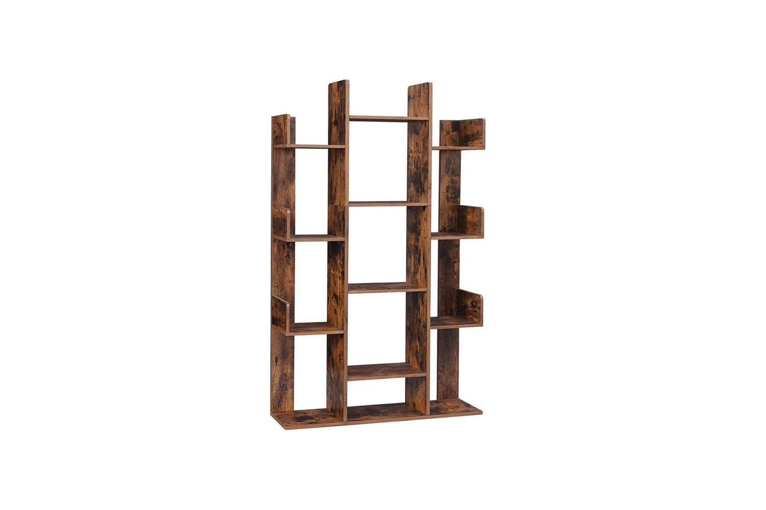 Vasagle Tree-shaped Wooden Bookcase | Rustic Brown