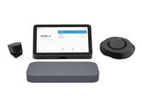 ASUSTEK - ASUS Google Meet GQE20A - Small/Medium Room Kit - video conferencing kit (speakerphone, touchscreen console, ePTZ UHD Camera) - iron grey - with Meeting Computer System - power adapter included