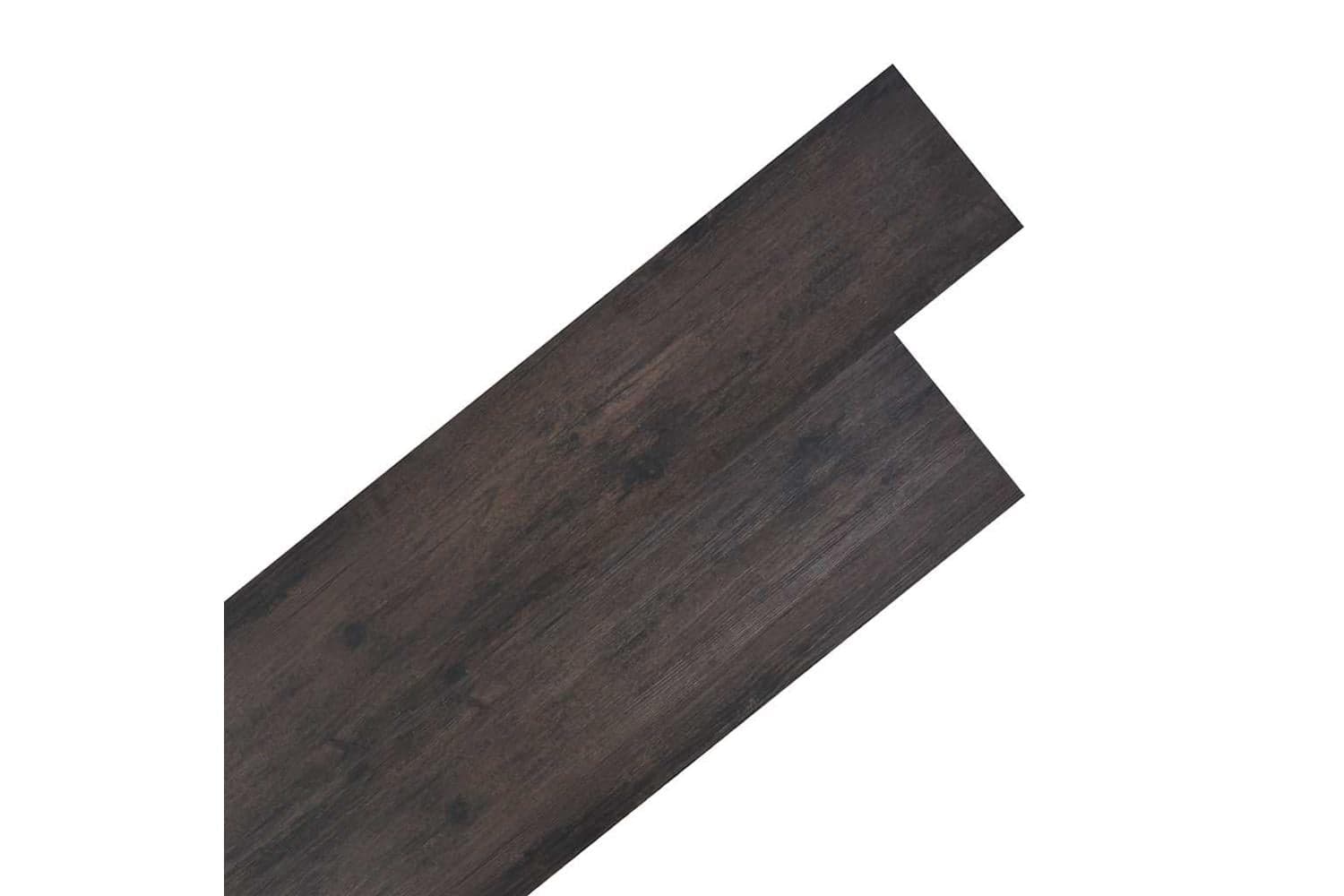 Vidaxl Non Self-adhesive Pvc Flooring Planks 5.26 Sq M 2 Mm Oak Dark Grey