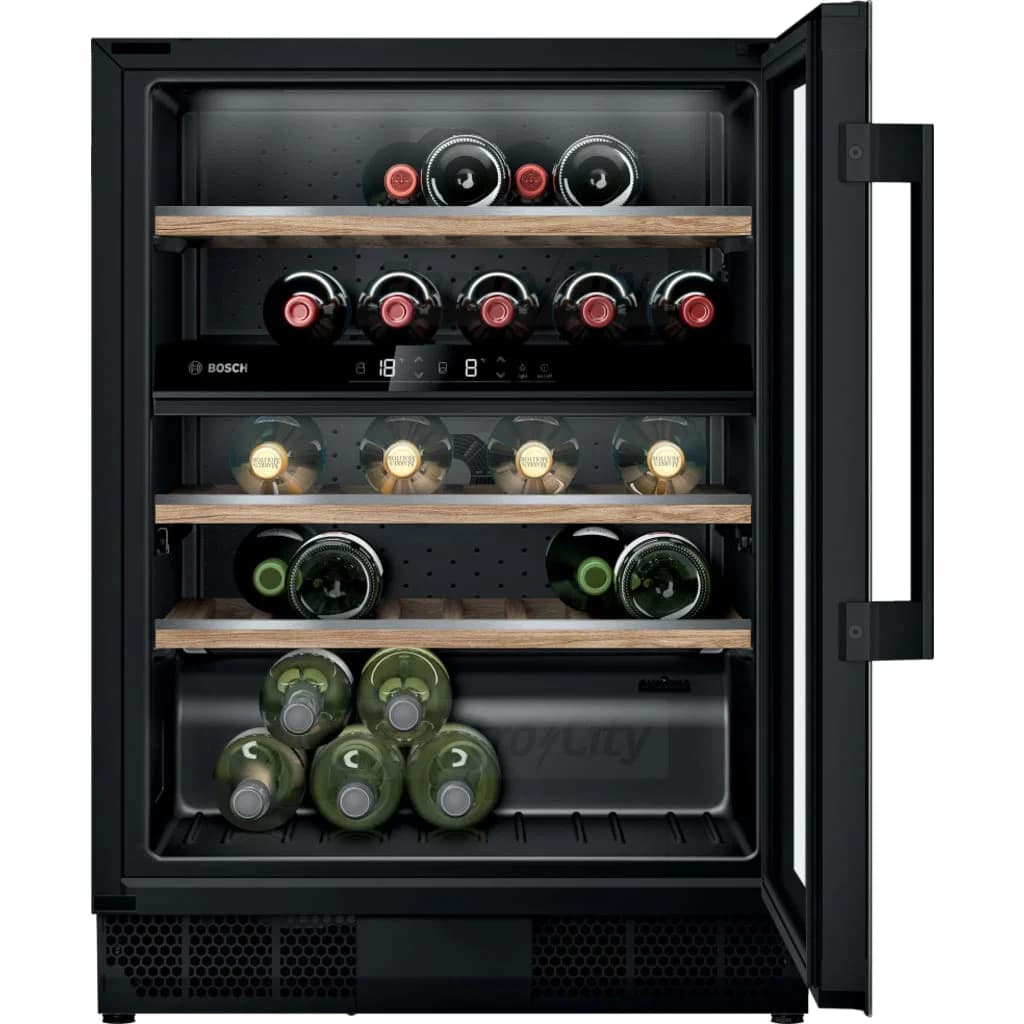 Bosch Series 6 Built-in 44 Bottle Wine Cooler | Black