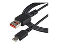 STARTECH.COM - StarTech 3ft (1m) Secure Charging Cable, USB-A to USB-C Data Blocker Charge-Only Cable, No-Data Power-Only Charger Cable for Phone/Tablet, Data Blocking USB Protector Adapter Cable - 5V at 2.4A (12W max) (USBSCHAC1M) - USB-C