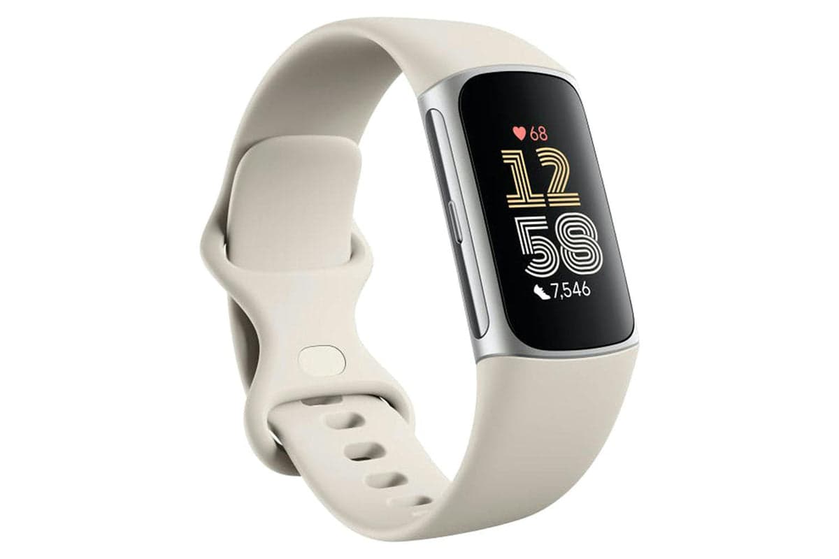 Google Fitbit Charge 6 Fitness Tracker | Porcelain/Silver