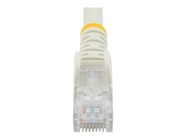STARTECH.COM - Startech 50cm CAT6 Ethernet Cable, 10 Gigabit Snagless RJ45 650MHz 100W PoE Patch Cord, CAT 6 10GbE UTP Network Cable w/Strain Relief, White, Wiring is UL Certified/TIA - Category 6 - 24AWG (N6PATC50CMWH) - network cable - 50 cm - white