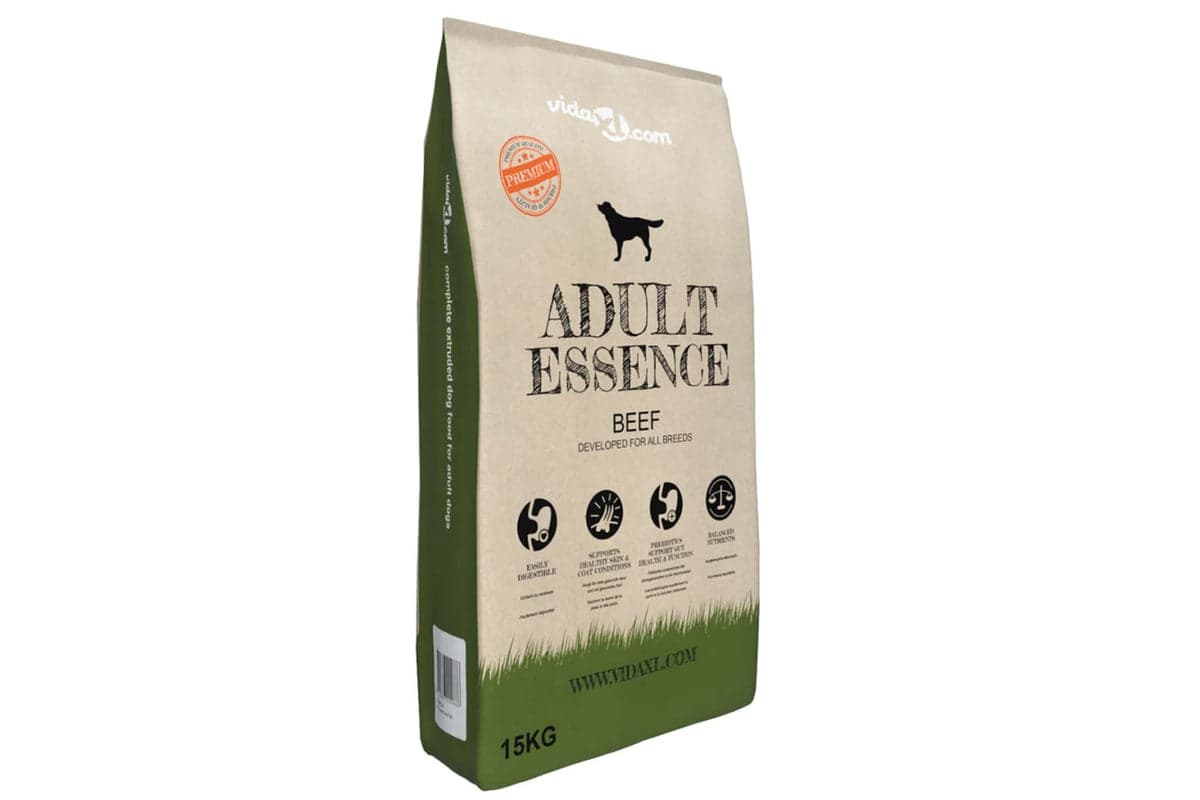 Vidaxl 170490 Premium Dry Dog Food Adult Essence Beef 15 Kg