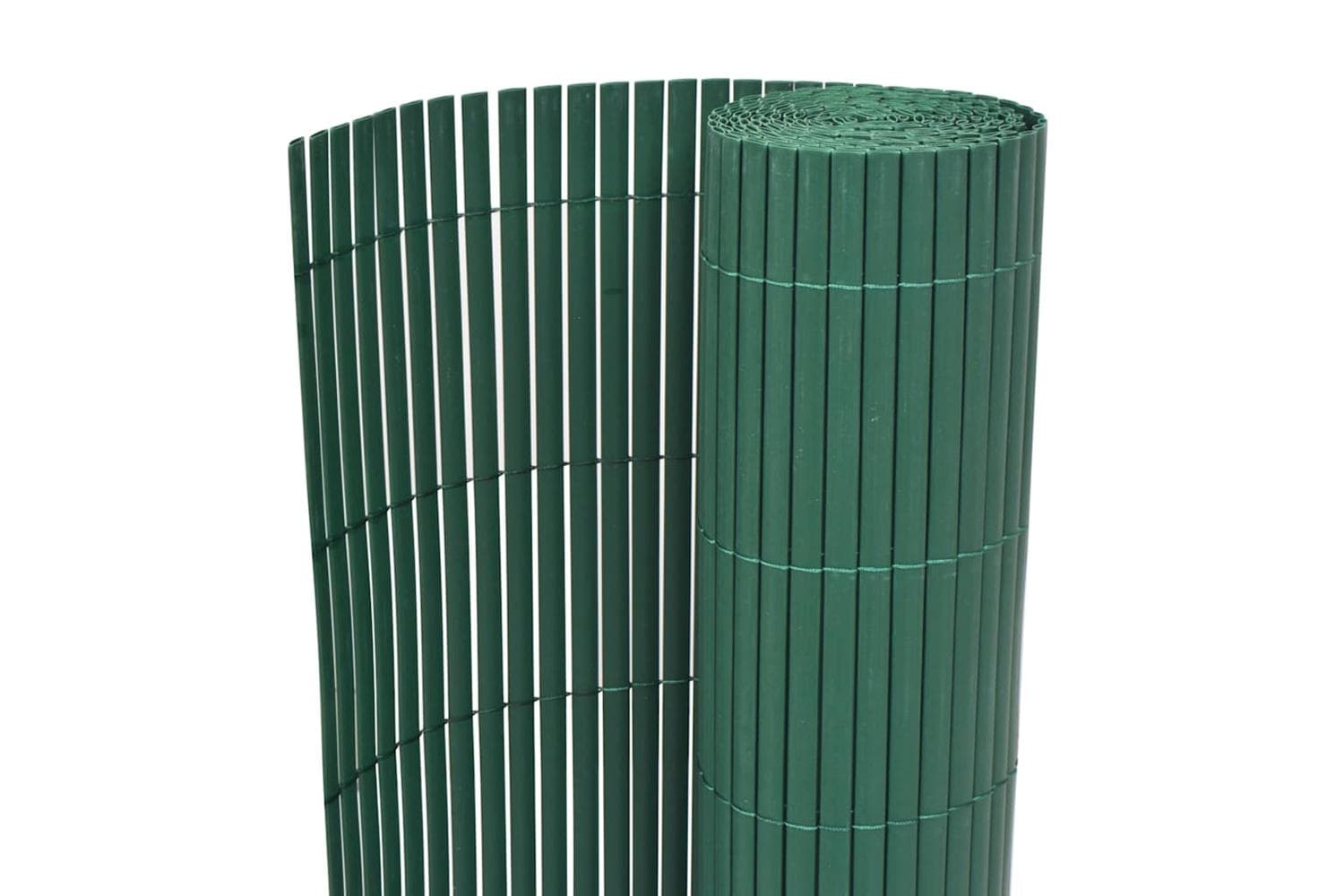 Vidaxl 43623 Double-sided Garden Fence Pvc 90x300 Cm Green