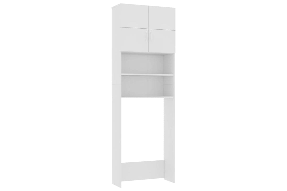 vidaXL 800027 Washing Machine Cabinet White 64x25.5x190cm Engineered Wood
