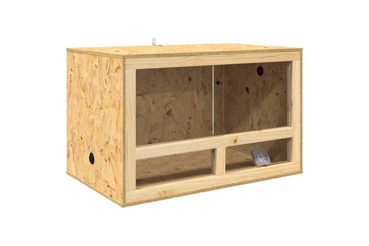 Vidaxl Terrarium Brown 80 X 50 X 50 Cm Osb