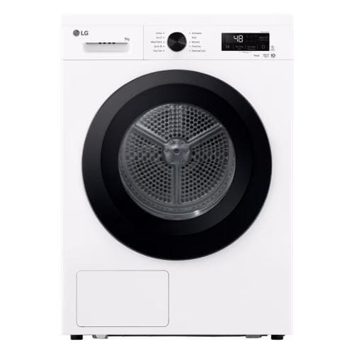 LG            9KG HEAT PUMP TUMBLE DRYER - WHITE
