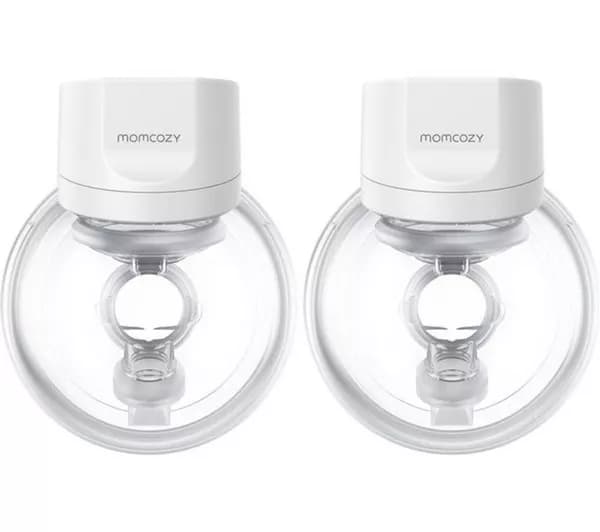 MOMCOZY S12 Pro Double Electric Wearable Breast Pump - White