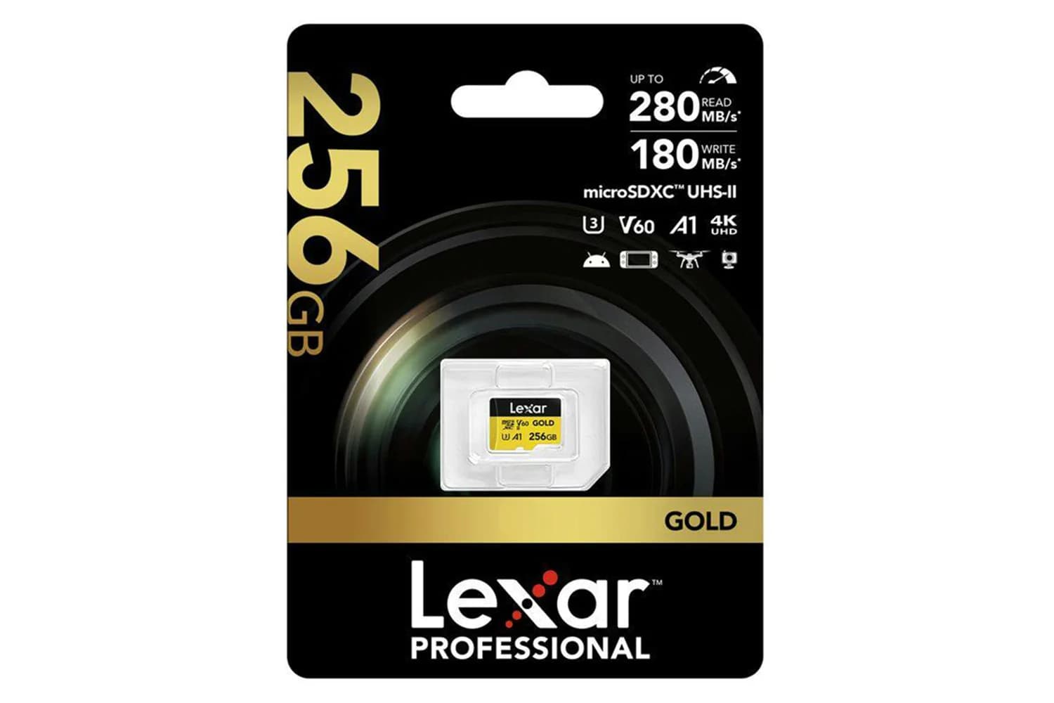 Lexar Gold Microsdxc UHS-II Memory Card | 256GB