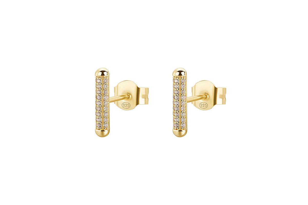 Rosato Rzbi71 - Delicate Rosato Bianca Yellow Gold Single Earring