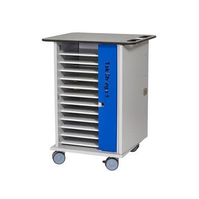 TekCharge Single Door 12 Tablets up to 13" Charging Trolley