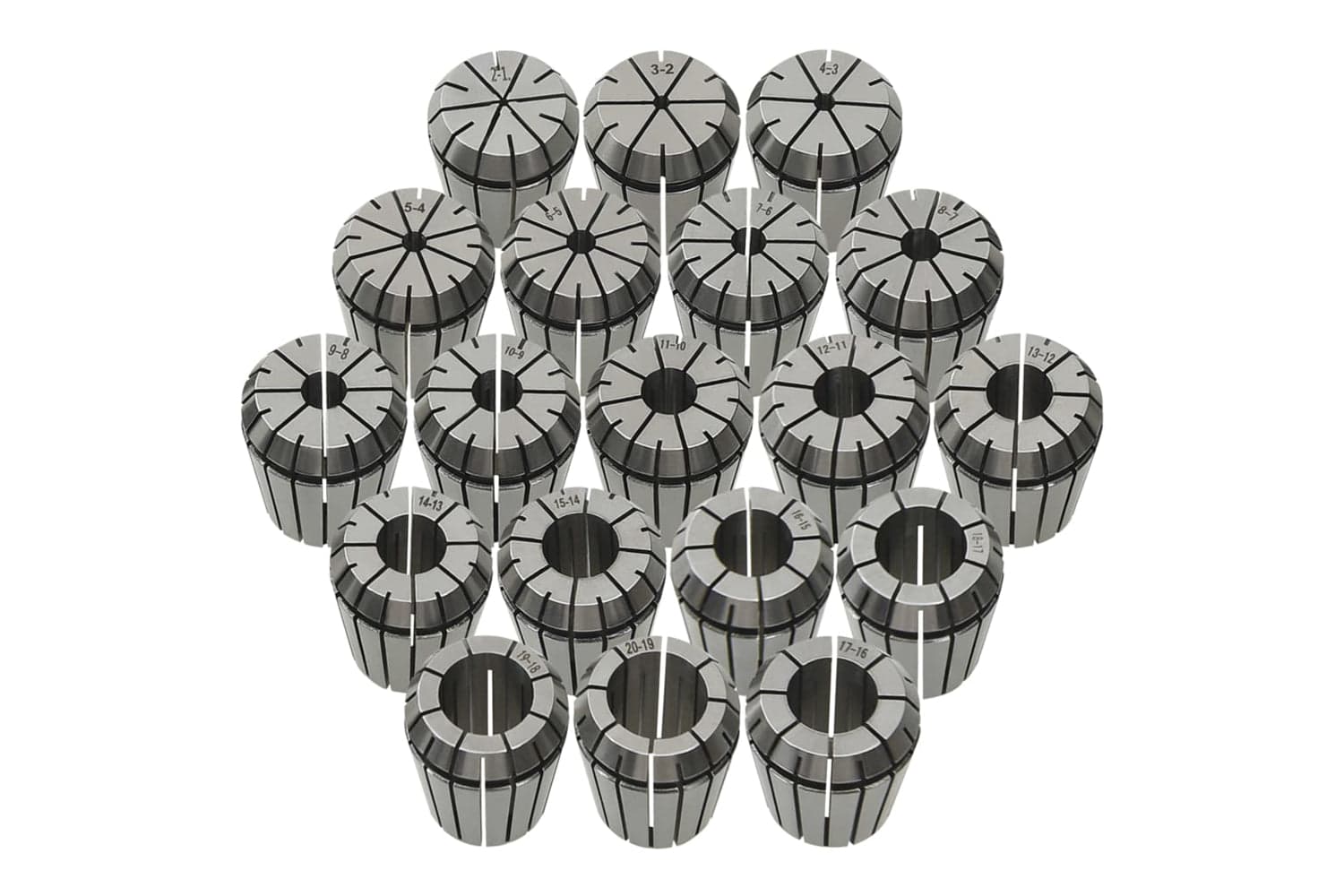 Vidaxl 146724 Er32 Collets 19 Pcs Turning Tool Set