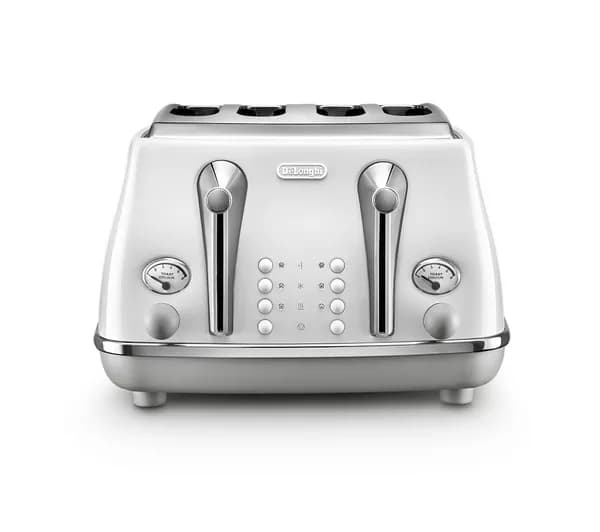 DELONGHI Icona Capitals CTOC4003.W 4-Slice Toaster - White